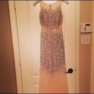 Designer blush gown